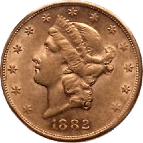 1877 $20 Liberty Head Double Eagle
