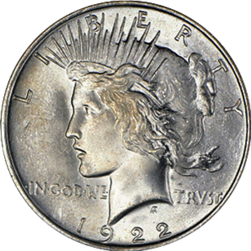 1922-D Peace Dollar
