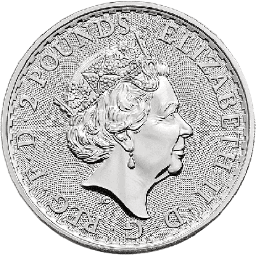 British Silver Britannia coins